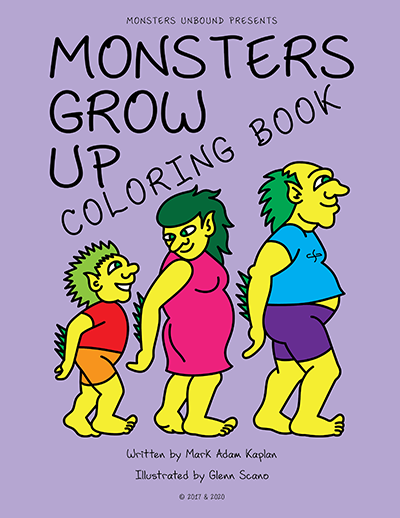 Monsters Grow Up Coloring Book book cover