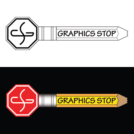 Graphics Stop logo design